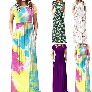 Kleid Lang Damen 