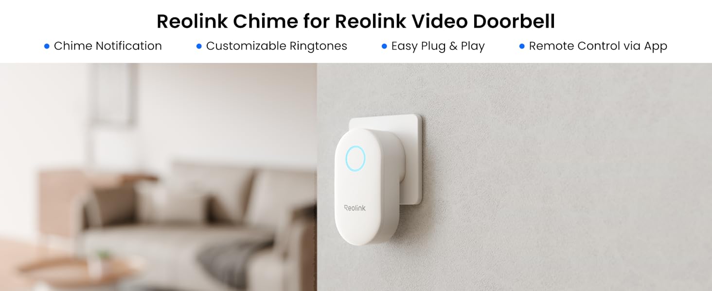 REOLINK Wireless 2K Battery Video Doorbell Camera