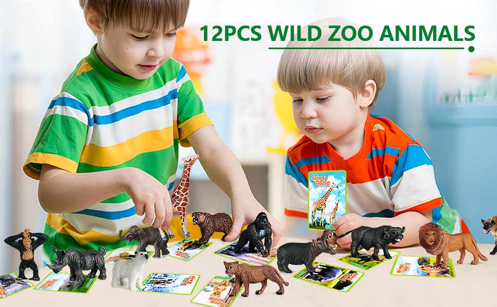 safari animal figurines