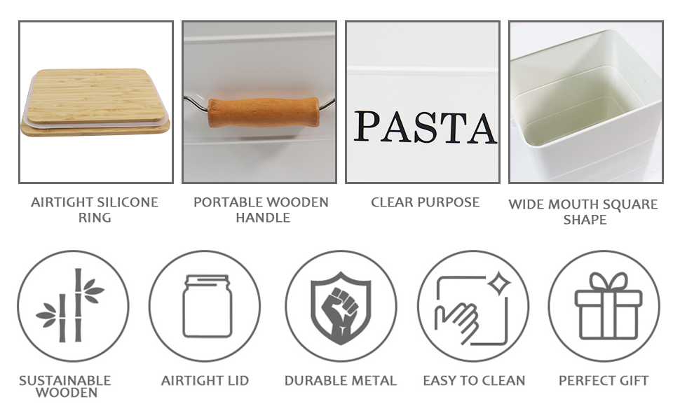 Pasta Box Spaghetti Noodles Container Kitchen Refrigerator Noodle Box Plastic Cover Food With Locking Lids 2 Pack Blue