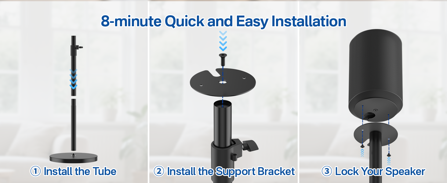 8-minute Quick and Easy Installation