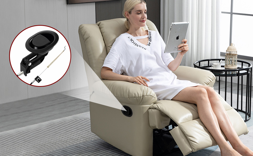 Komokeru HeavyDuty Metal Recliner Handle Replacement with