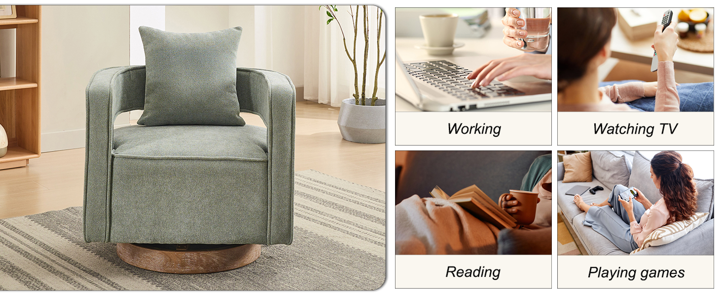 swivel accent barrel chairs