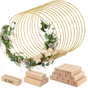 ZO-MetalFloralHoop-12In12P