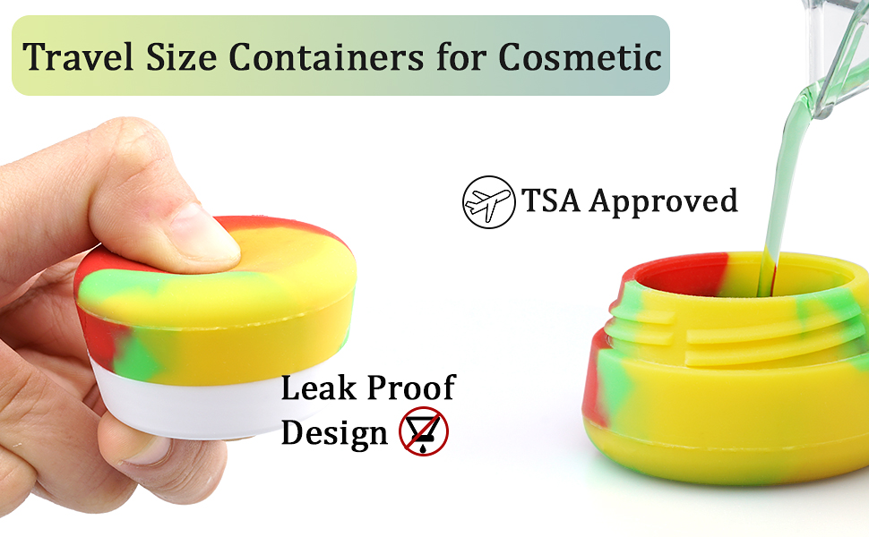 Cosywell Small Travel Containers for Toiletries 20ml TSA