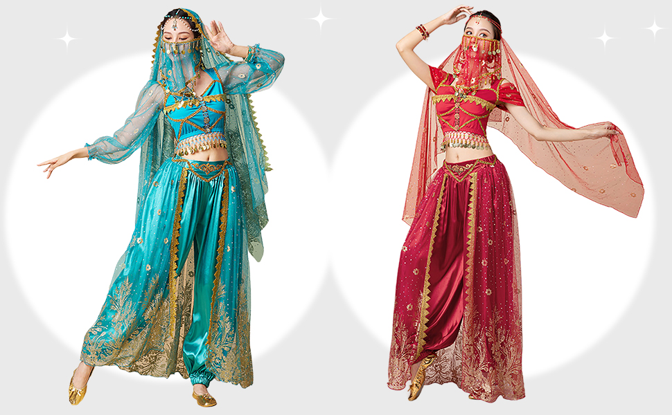 ベリーダンス衣装　コスプレ　ジャスミン　舞台　歌手　仮装　女装などに 楽天市場】ジャスミン 衣装 レディース ベリーダンス 衣装