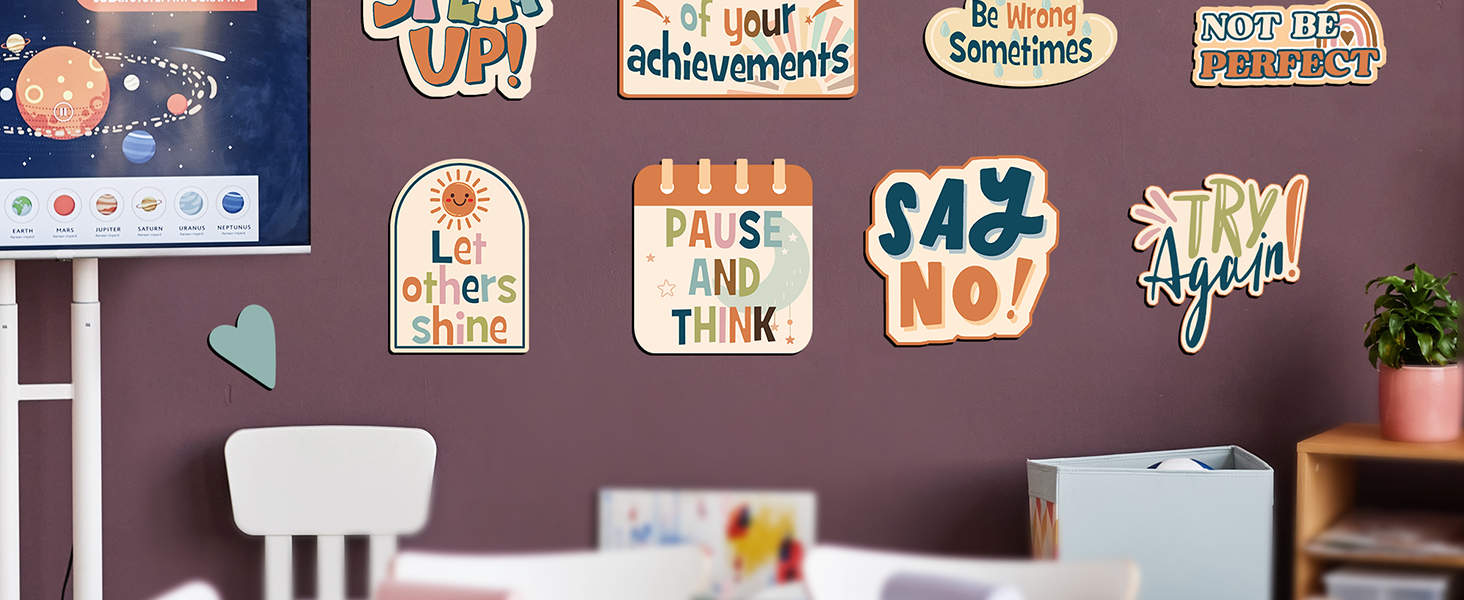 mental health bulletin board decoration set 4