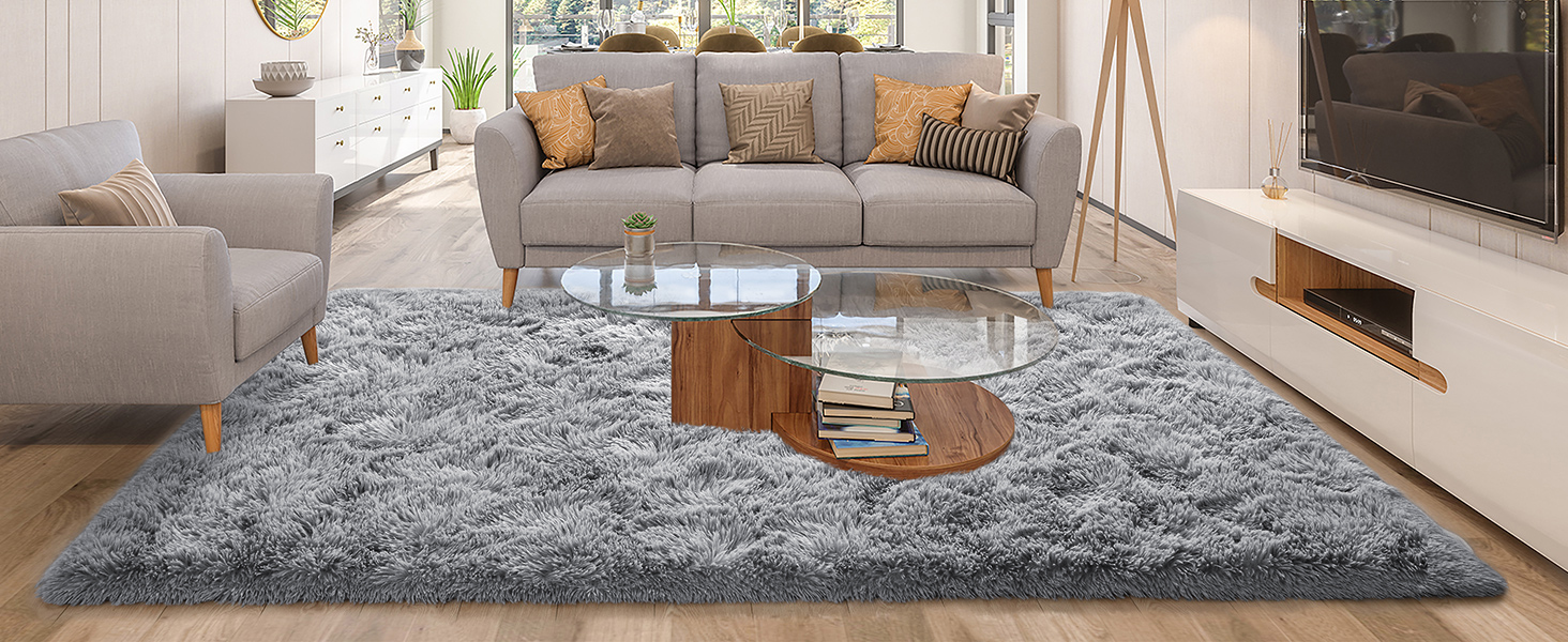 SHAGGY RUG GREY