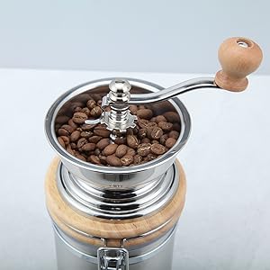 Knob 手動コーヒーミル Amazon | Easyworkz 手挽きコーヒーミル 気密キャニスター付き