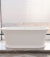 free standing bathtub stone resin