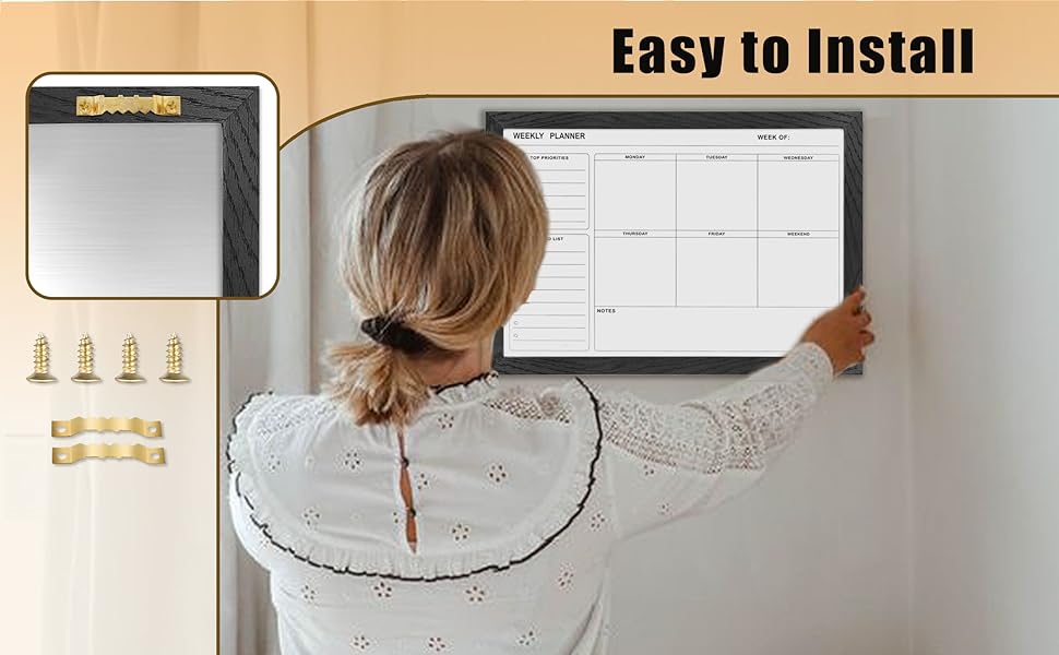white board calendar dry erase for wall planner dry erase board   weekly dry erase board for wall