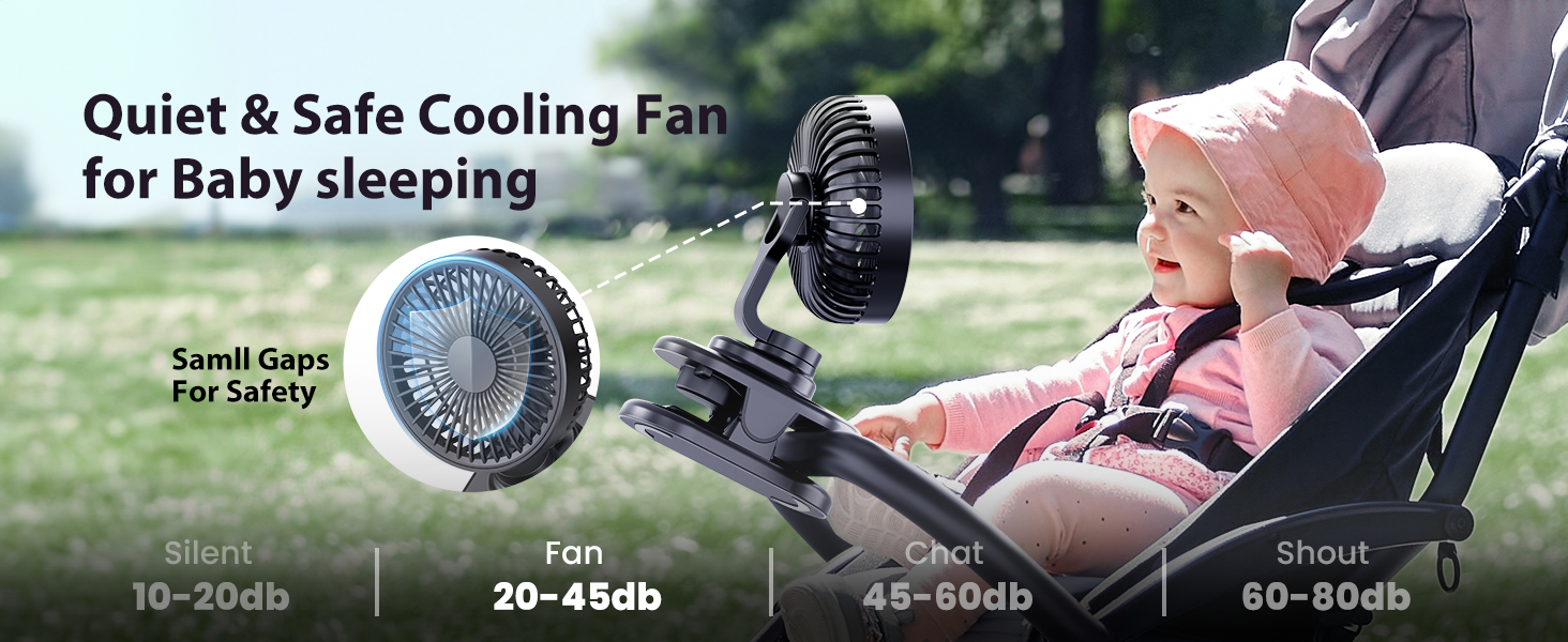 portable fan desk stroller lash peloton accessories travel fans clip on doona personal for mini