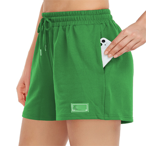  EUISVI Women's Summer Casual Drawstring Waist Sweat Shorts 