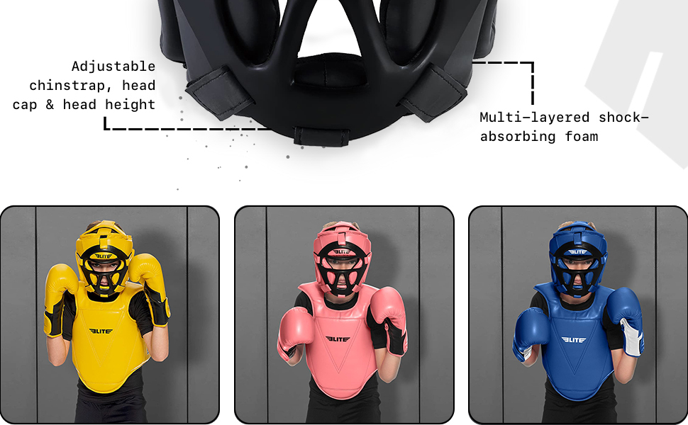 Kids boxing head gear