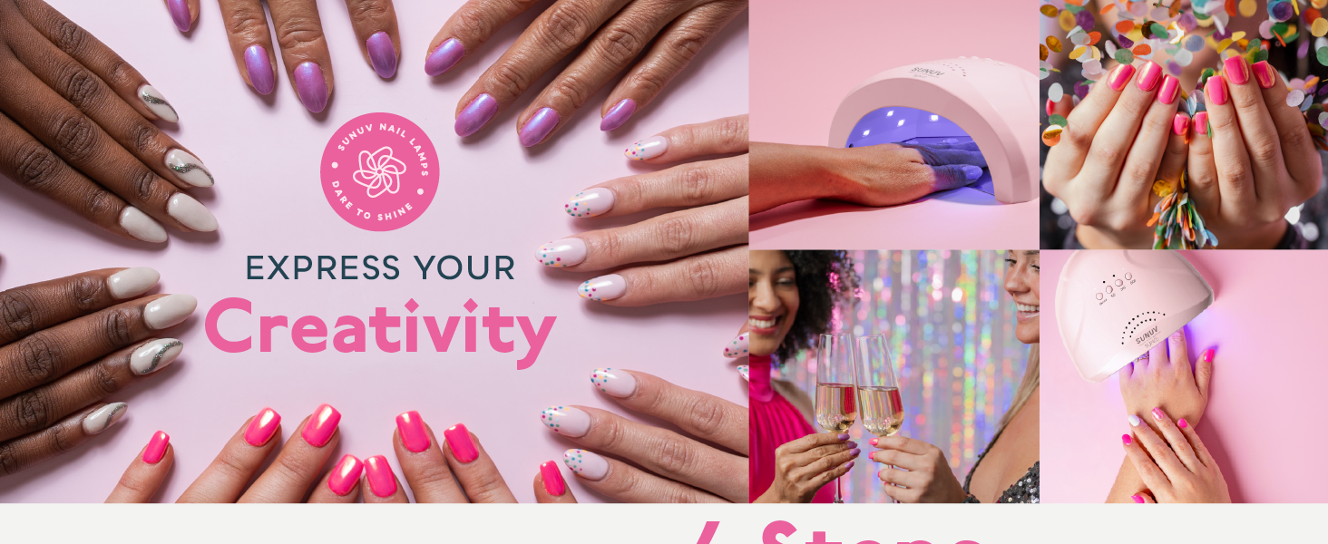 SUNONE UV nail lamp pink