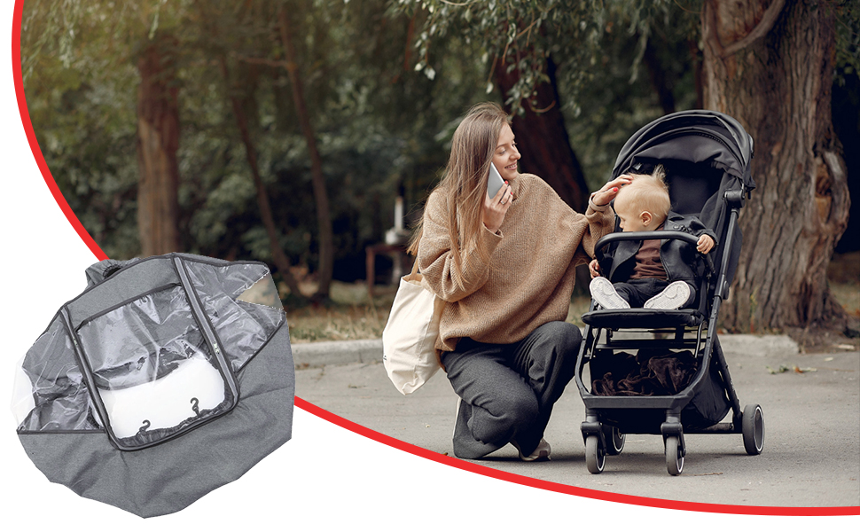 Tiiyee Stroller Rain Cover
