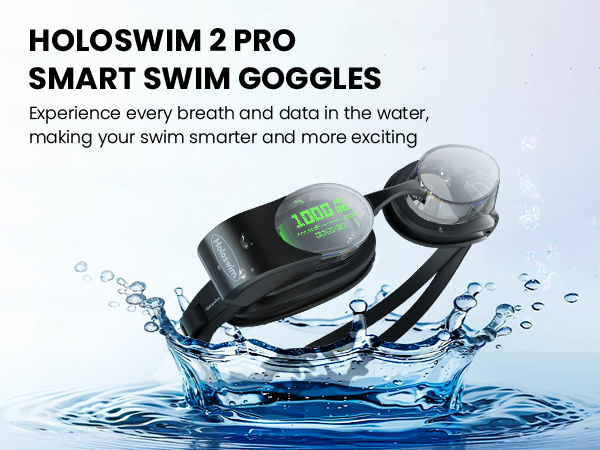 Amazon.com: Holoswim Smart Swim 2 Pro Swimming Goggles, Real