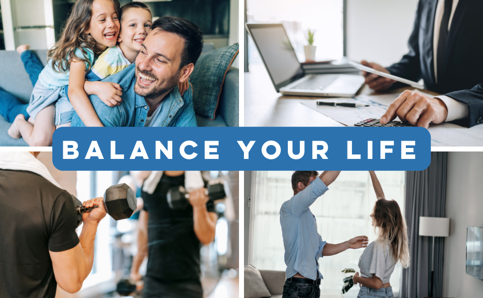 healthy professional personal work life balance energy happy fulfilled dad husband employee success