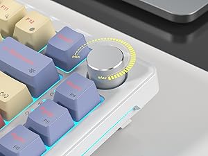 keyboard with knob