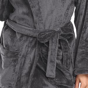 Soft Textured Bathrobe