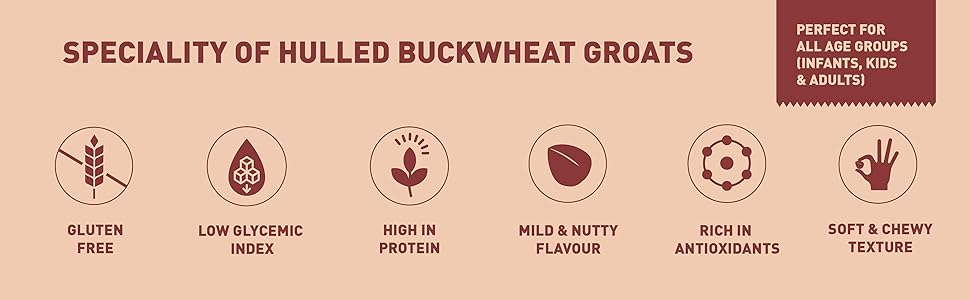 hulled buckwheat groats