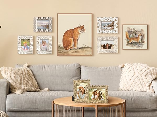 P. Preux 冬の風景 油彩画 金色フレーム付き P. Preux 冬の風景 油彩