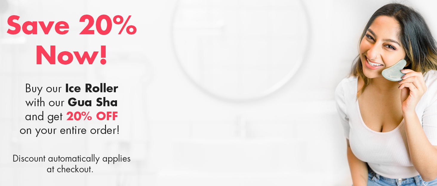 Gua Sha and Ice roller promotion