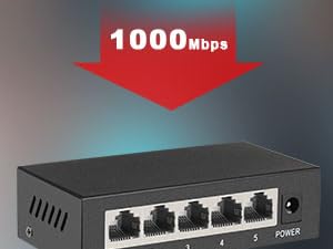 1000Mbps Network Switch