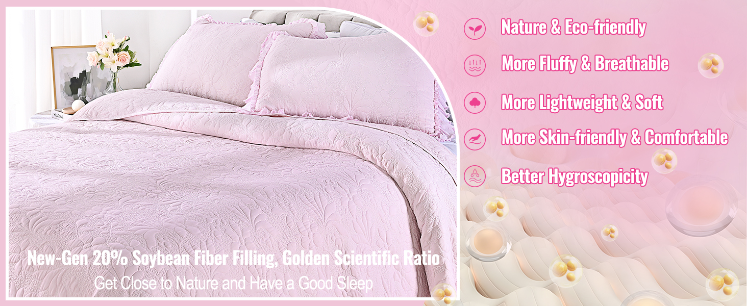 Ruffled Floral Quilts 