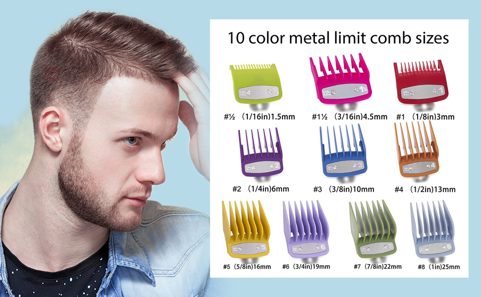 Professional Hair Clipper Guards Cutting Guides Compatible