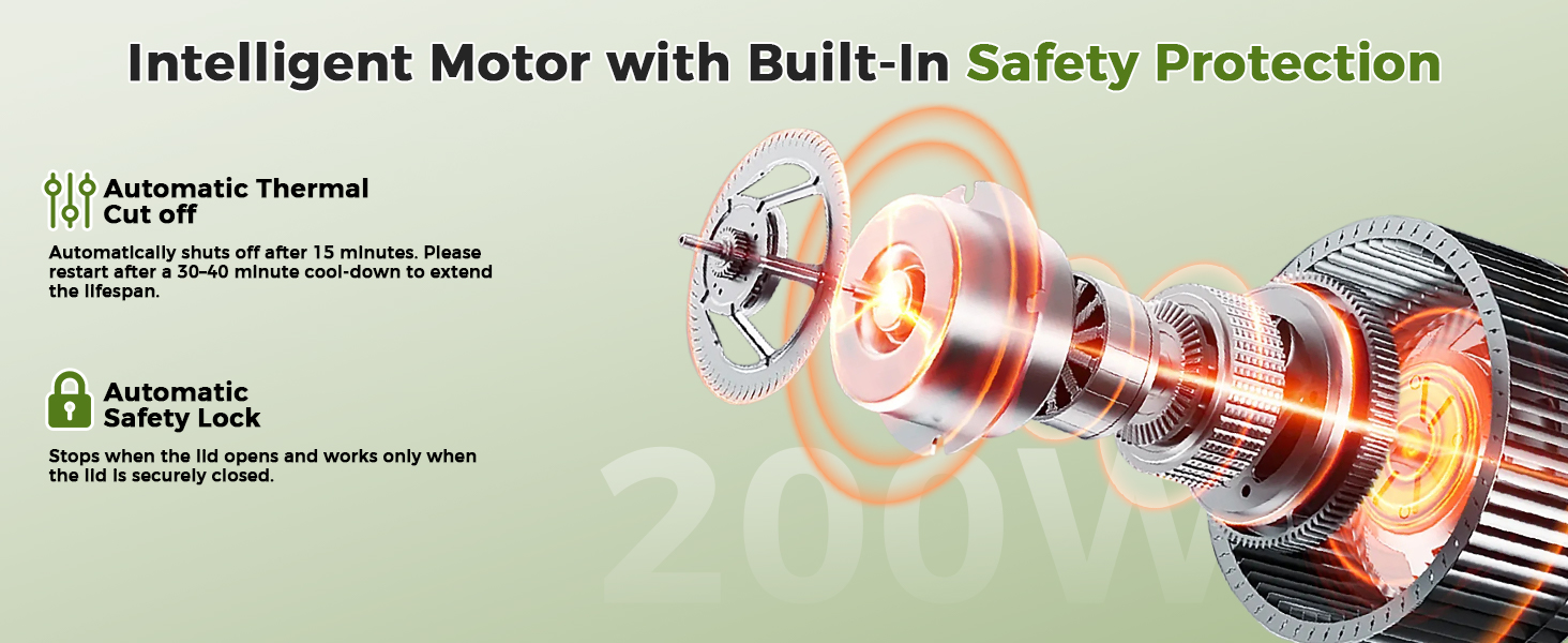 Intelligent Motor with Built-In Safety Protection