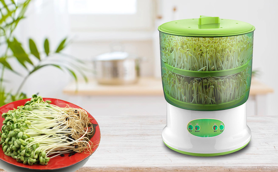 Bean Sprouts Machine, Large acity Automatic Bean Sprouts Maker, High ty