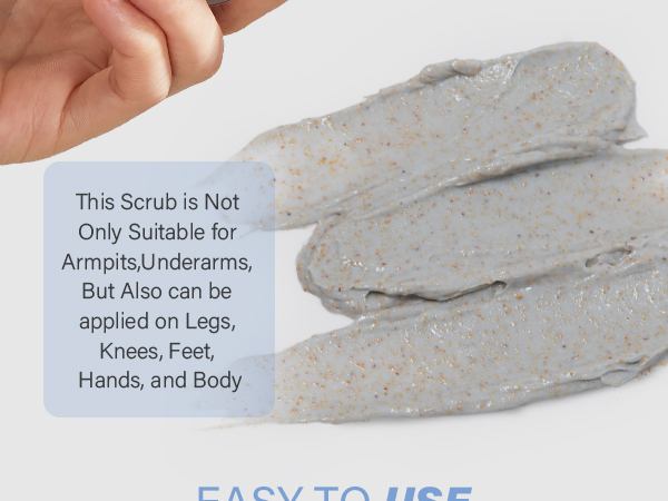 underarm detox scrub remove odors brighten dark armpits