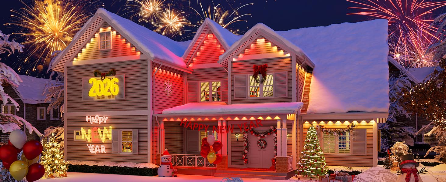 permanent holiday lights outdoor
