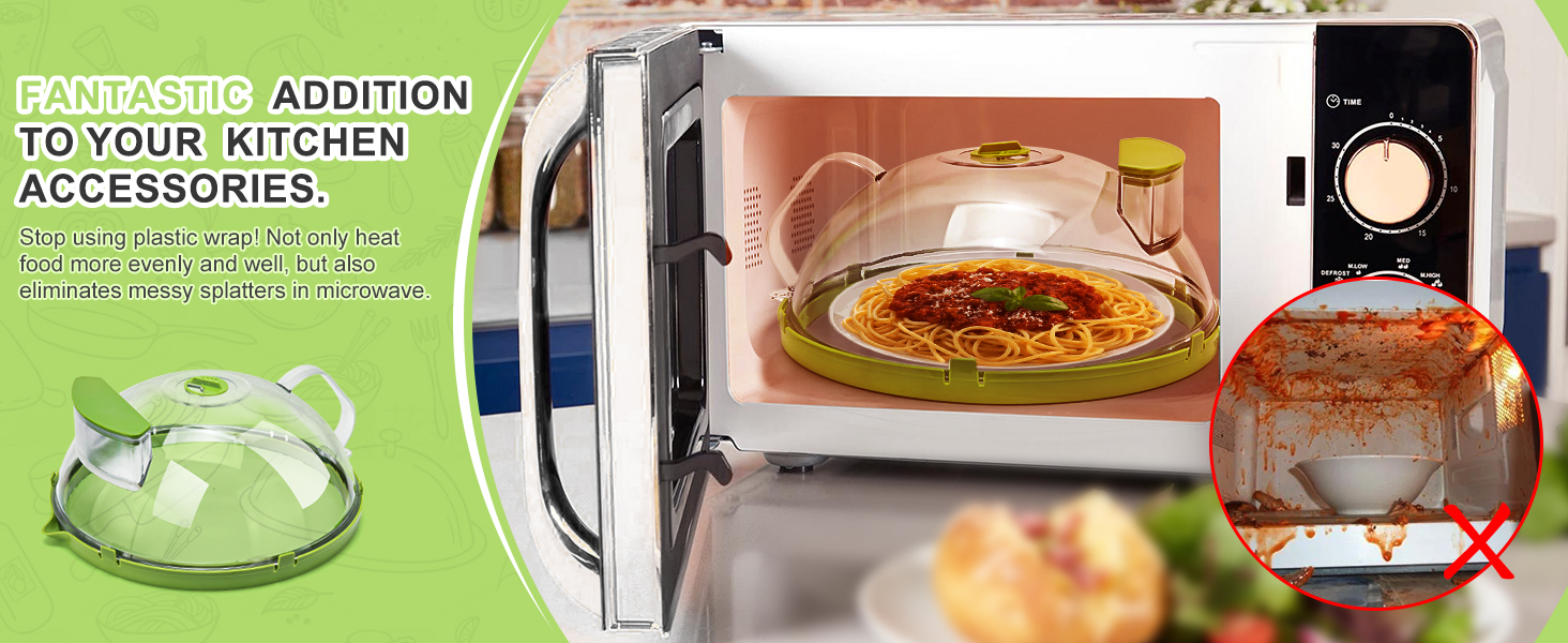 Microwave Splatter Cover for Food