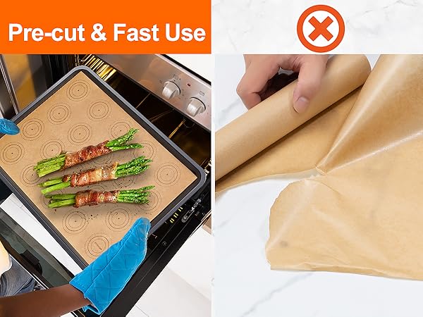 unbleached parchment paper sheets