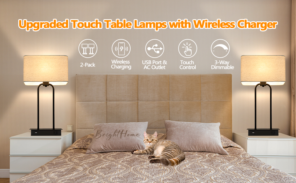 wireless charging lamp