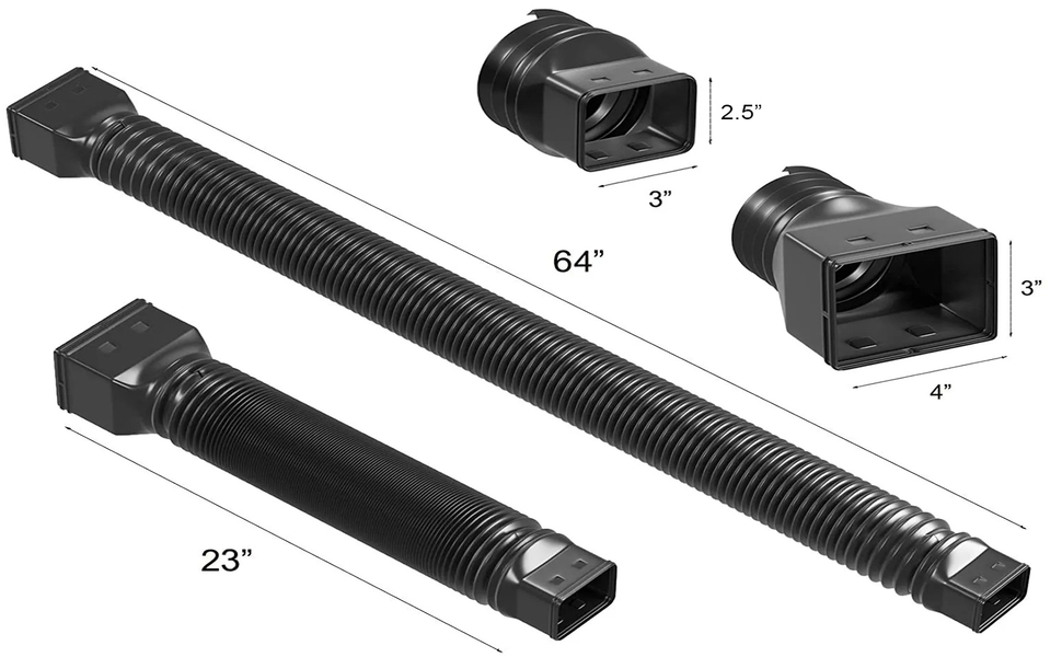 ValueKartz Gutter Large Downspout Extensions 22 to