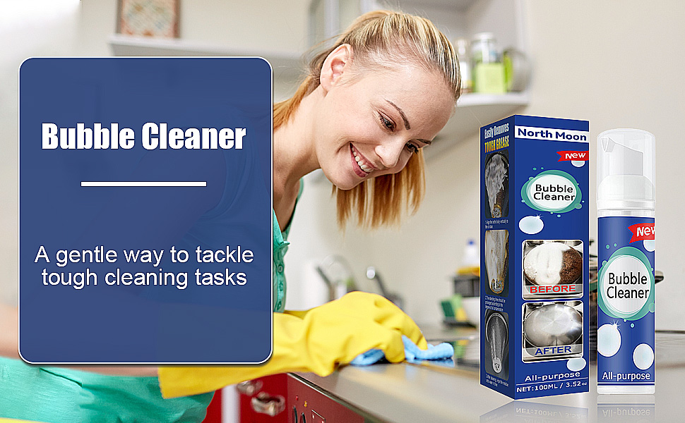 Bubble Cleaner Foam, 4PC Bubble Cleaner, All Purpose Bubble