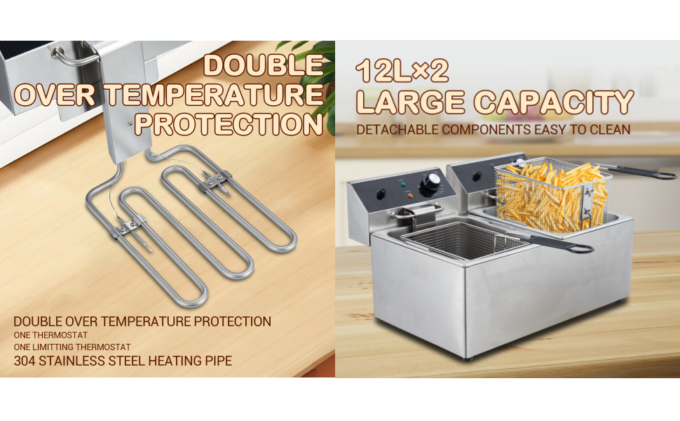 GARVEE Deep Fryer in Commercial Kitchen Setting