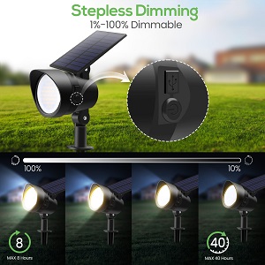 Solar Spot Lights Outdoor Solar Powered Landscape Light