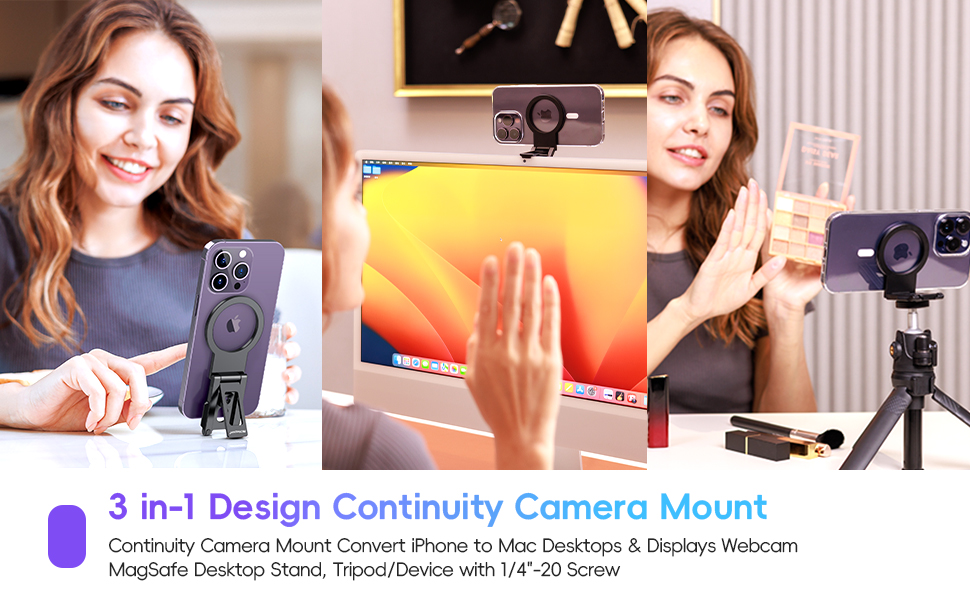 PROfezzion Continuity Camera Mount with Mag Safe for Mac