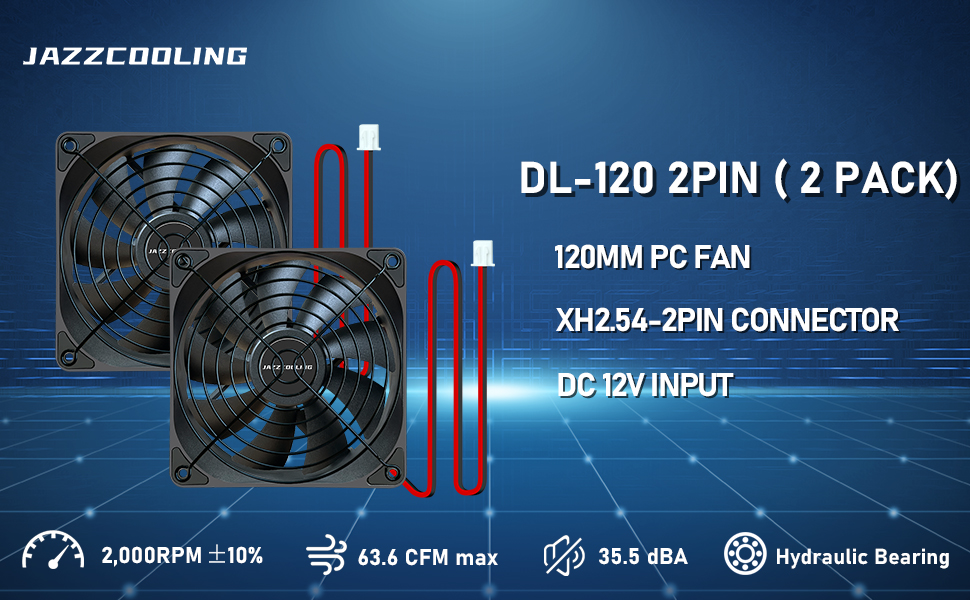 12V 120mm fan