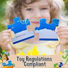 ZiGYASAW Giant Jumbo Wonderful World Jigsaw Floor Puzzle large piece puzzle for children