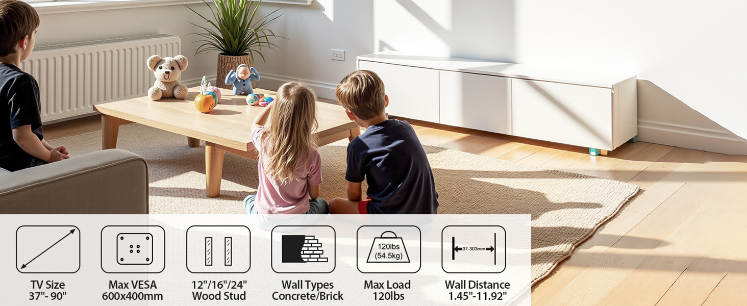 ultra slim tv mount