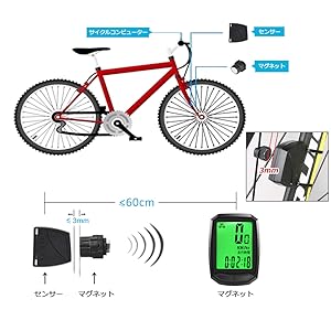 サイクルコンピューター TPB-C01R PanoComputer ワイヤレス Amazon | サイクルコンピュータ 日本語界面 自転車用速度計