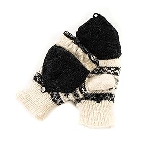 Fingerless glove mittens