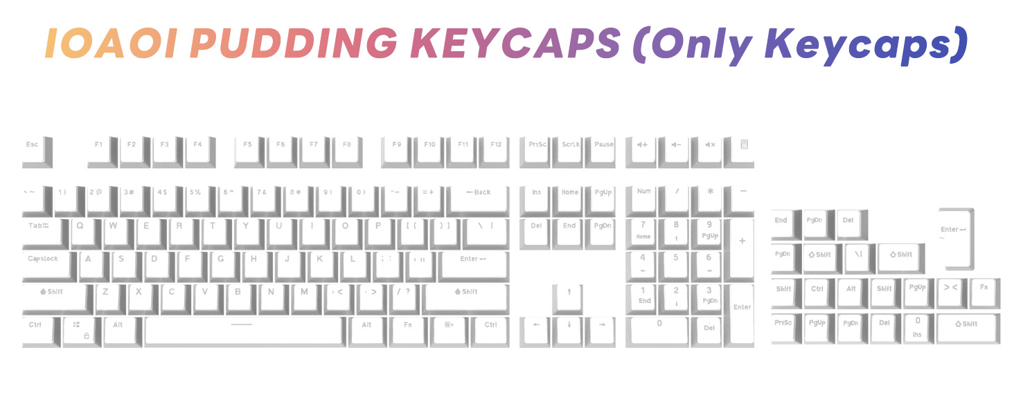 Pudding KeyCaps