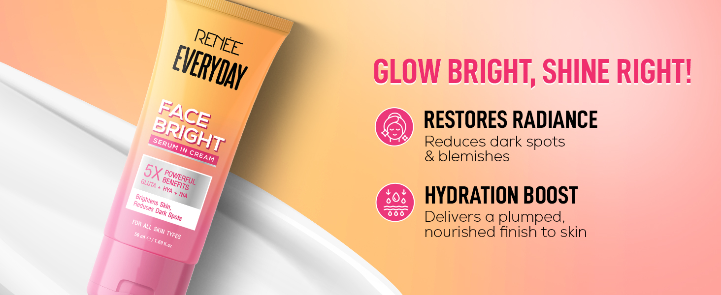 RENEE Everyday Face Bright Serum In Cream , Brighter, Hydrated Skin