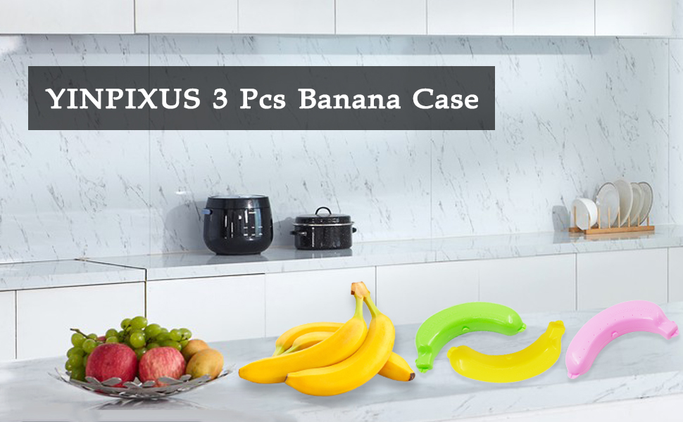 YINPIXUS 3 Pack Banana Case, Banana Saver BPAFree, Banana